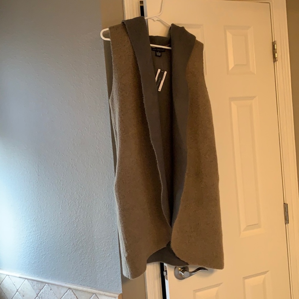 Long Warm Sleeveless Jacket